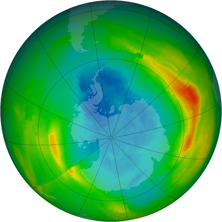 Ozone Map 1979-09-25